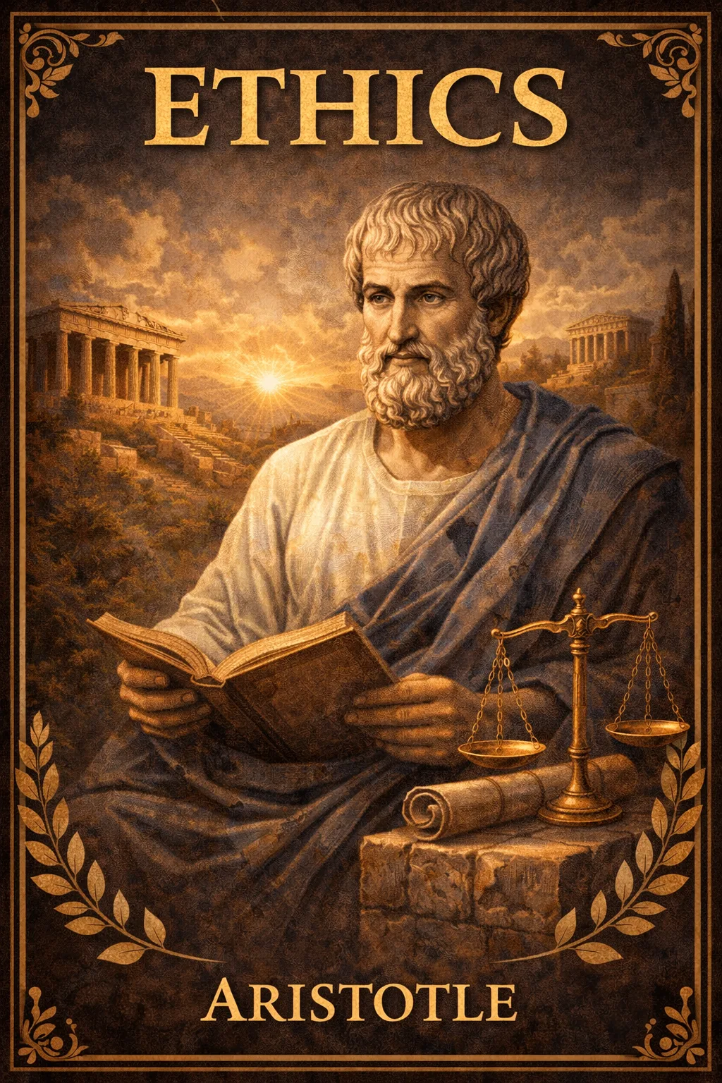 ethics book image cover by aristotle